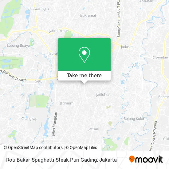 Roti Bakar-Spaghetti-Steak Puri Gading map