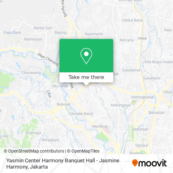 Yasmin Center Harmony Banquet Hall - Jasmine Harmony map
