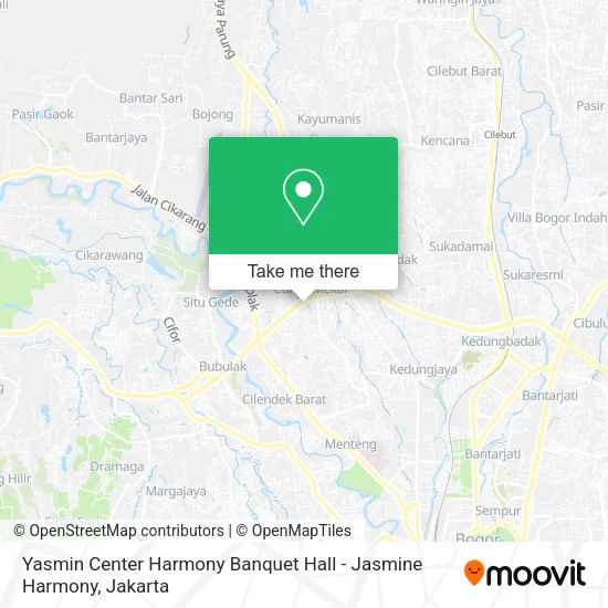 Yasmin Center Harmony Banquet Hall - Jasmine Harmony map
