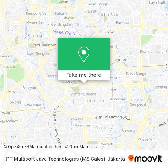 PT Multisoft Java Technologies (MS-Sales) map