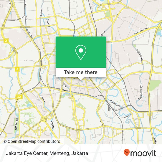 Jakarta Eye Center, Menteng map