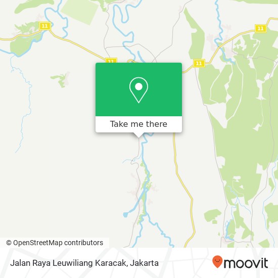 Jalan Raya Leuwiliang Karacak map