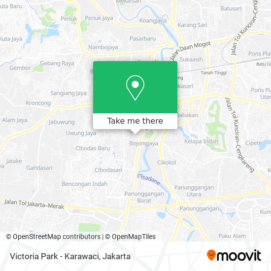 Victoria Park - Karawaci map