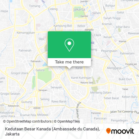 Kedutaan Besar Kanada (Ambassade du Canada) map