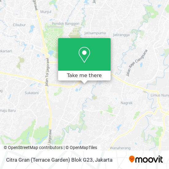 Citra Gran (Terrace Garden) Blok G23 map