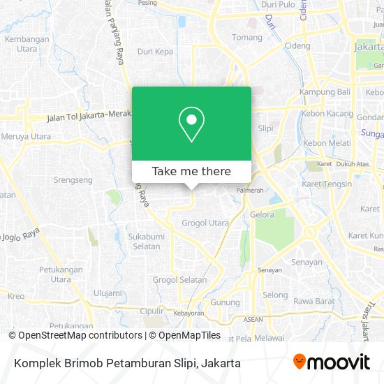 Komplek Brimob Petamburan Slipi map