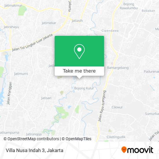 Villa Nusa Indah 3 map