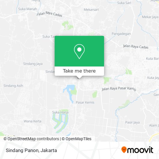 Sindang Panon map