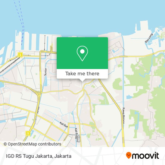 IGD RS Tugu Jakarta map