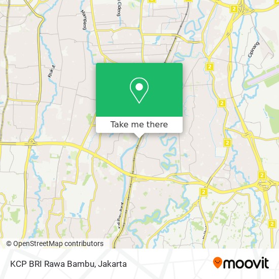 KCP BRI Rawa Bambu map