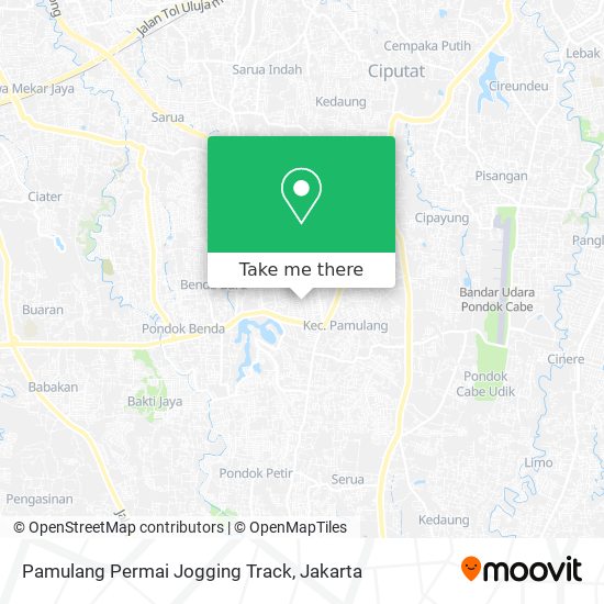 Pamulang Permai Jogging Track map