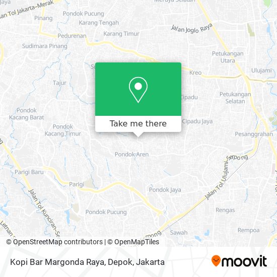 Kopi Bar Margonda Raya, Depok map