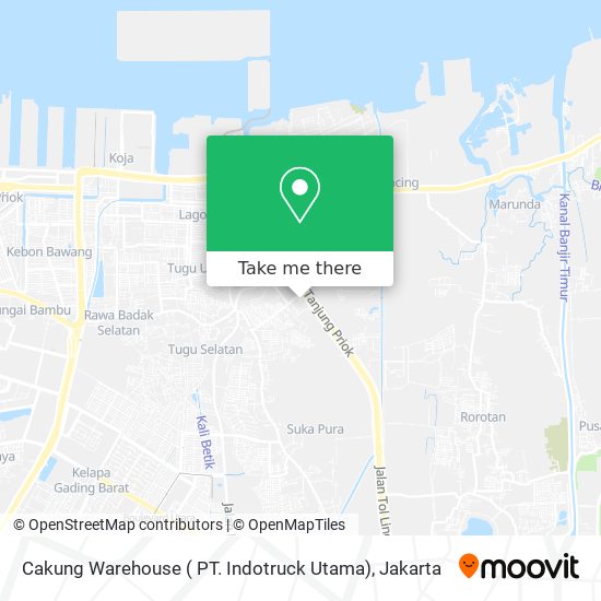 Cakung Warehouse ( PT. Indotruck Utama) map