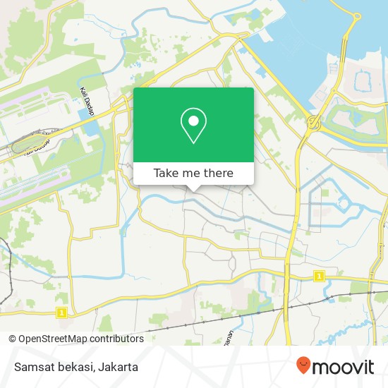 Samsat bekasi map