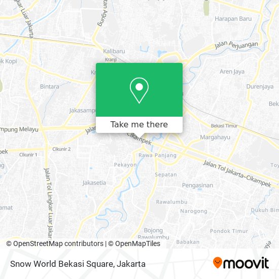 Snow World Bekasi Square map