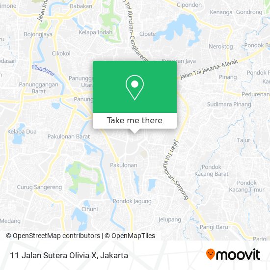 11 Jalan Sutera Olivia X map