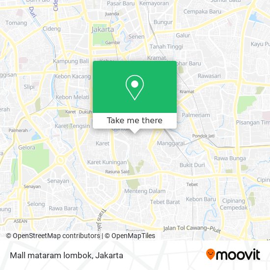 Mall mataram lombok map