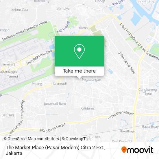 The Market Place (Pasar Modern) Citra 2 Ext. map