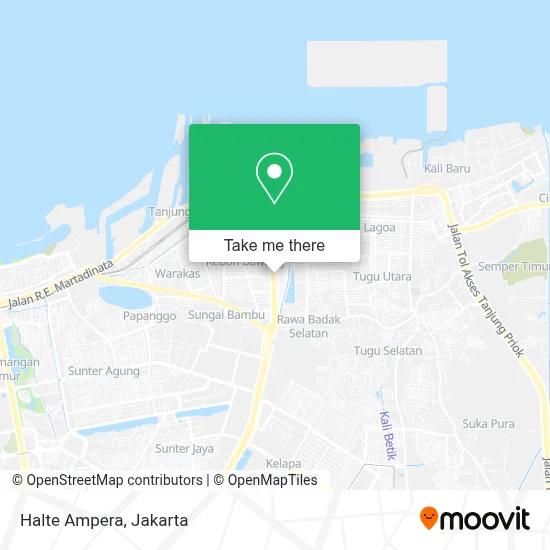 Halte Ampera map
