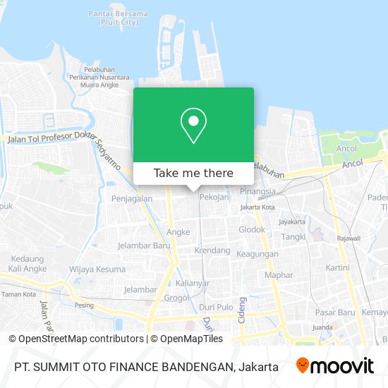 PT. SUMMIT OTO FINANCE BANDENGAN map