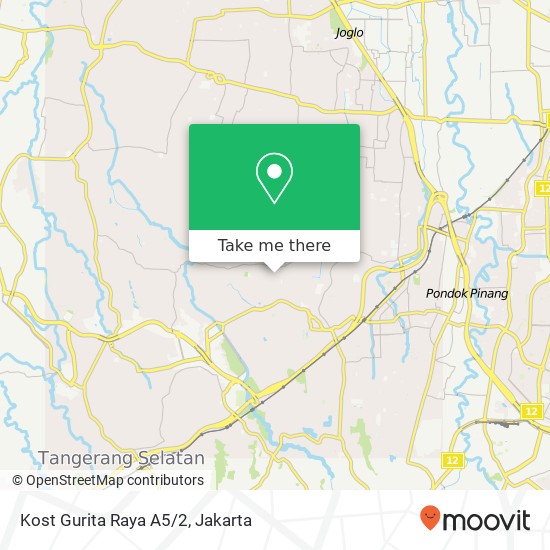 Kost Gurita Raya A5/2 map