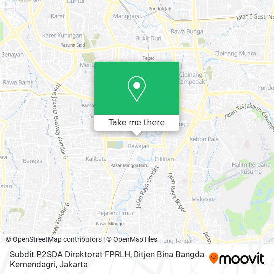Subdit P2SDA Direktorat FPRLH, Ditjen Bina Bangda Kemendagri map
