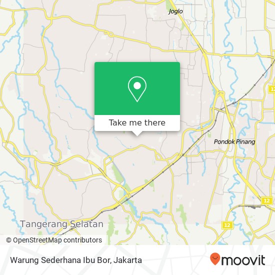 Warung Sederhana Ibu Bor map