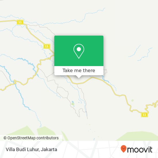 Villa Budi Luhur map