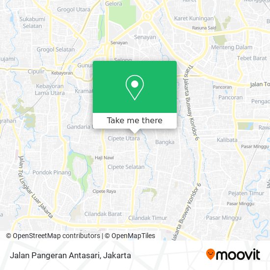 Jalan Pangeran Antasari map