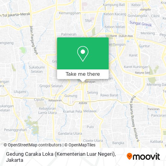 Gedung Caraka Loka (Kementerian Luar Negeri) map