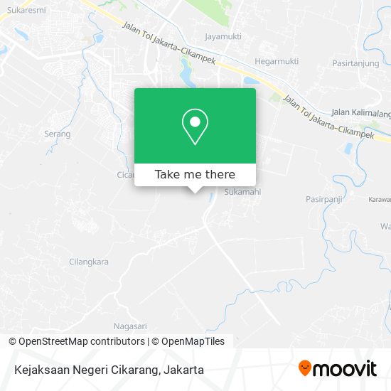 Kejaksaan Negeri Cikarang map