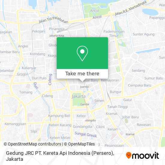 Gedung JRC PT. Kereta Api Indonesia (Persero) map