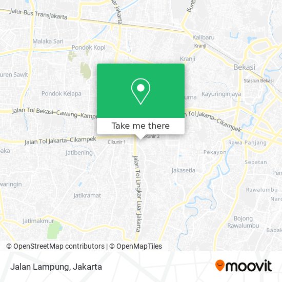 Jalan Lampung map