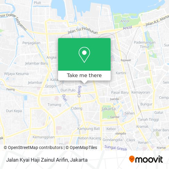 Jalan Kyai Haji Zainul Arifin map