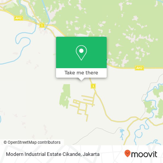 Modern Industrial Estate Cikande map