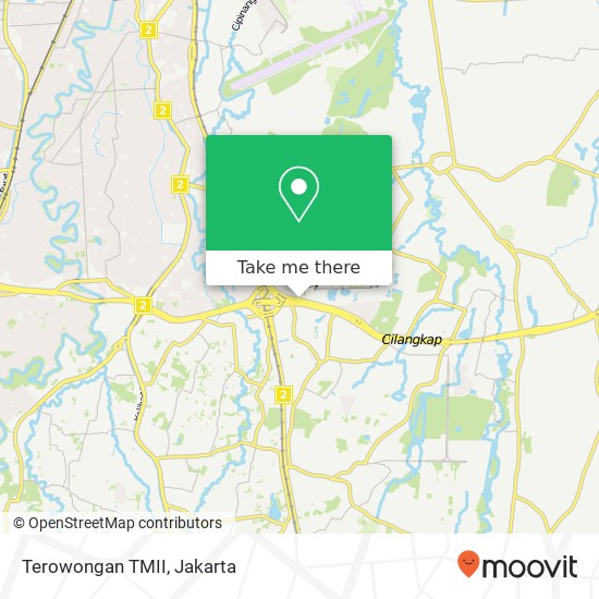 Terowongan TMII map