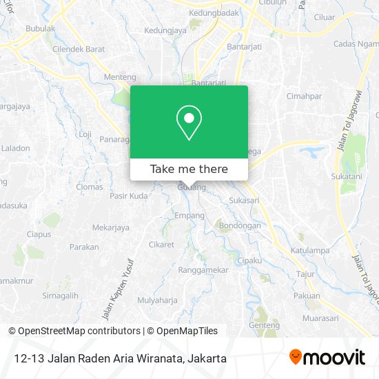 12-13 Jalan Raden Aria Wiranata map