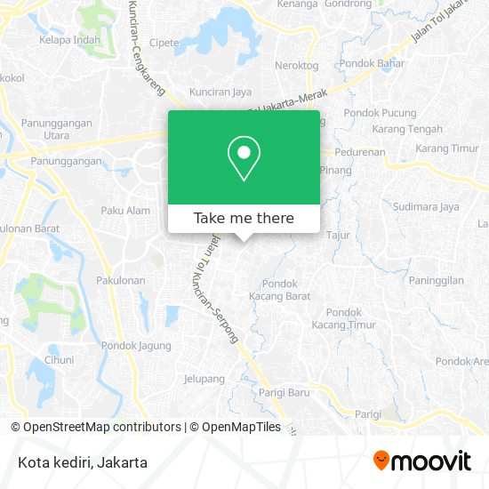 Kota kediri map