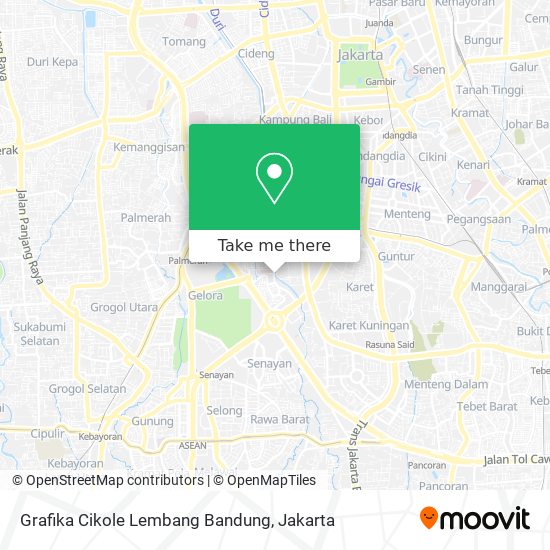 Grafika Cikole Lembang Bandung map
