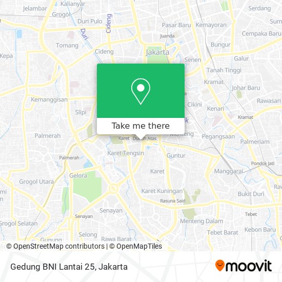 Gedung BNI Lantai 25 map