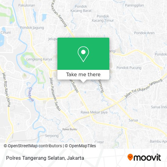 Polres Tangerang Selatan map