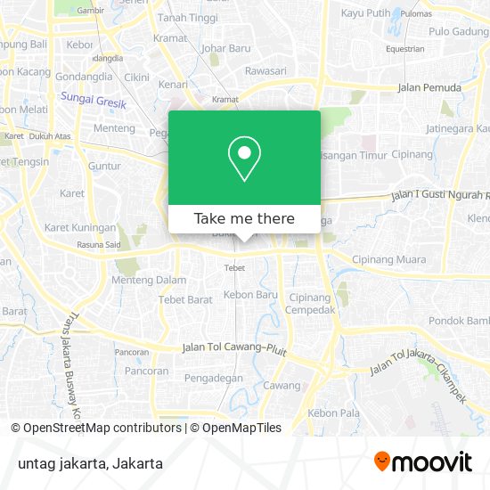 untag jakarta map