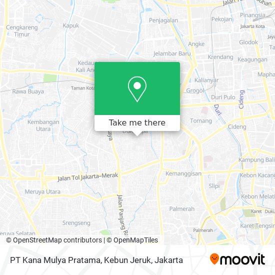 PT Kana Mulya Pratama, Kebun Jeruk map