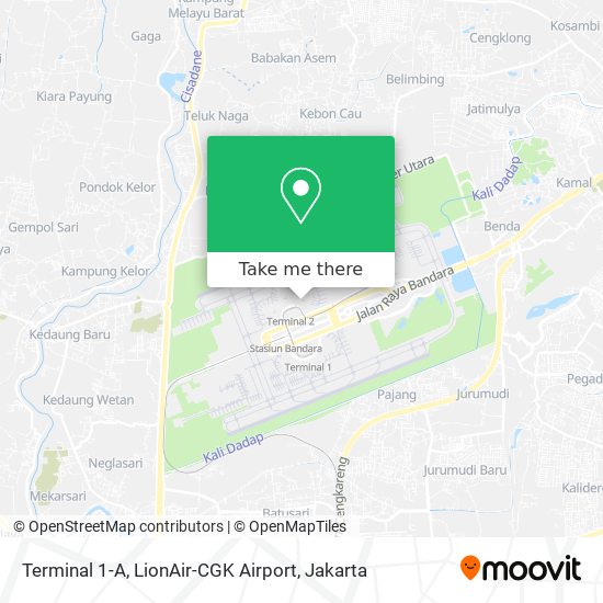 Terminal 1-A, LionAir-CGK Airport map