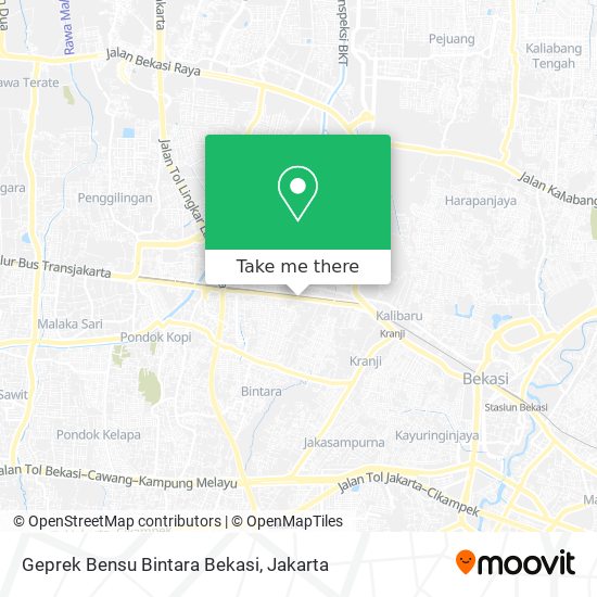 Geprek Bensu Bintara Bekasi map