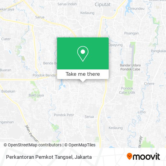 Perkantoran Pemkot Tangsel map