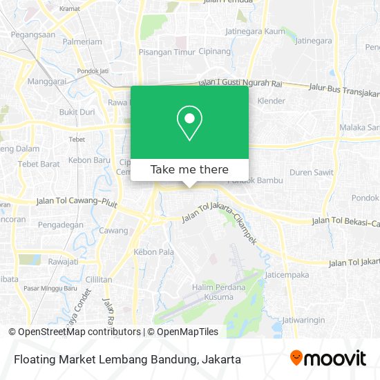 Floating Market Lembang Bandung map