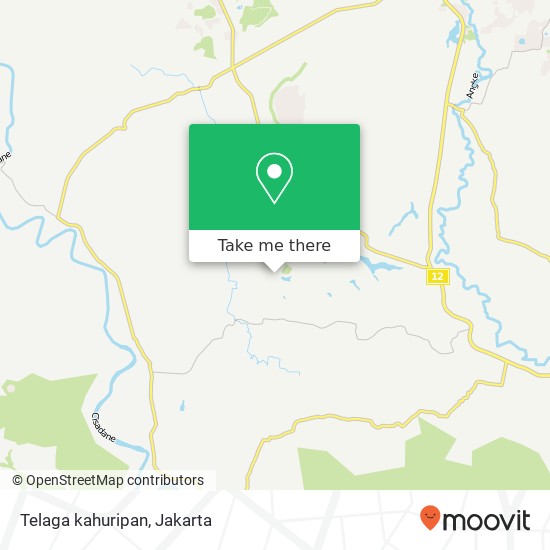 Telaga kahuripan map