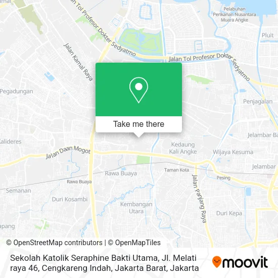 Sekolah Katolik Seraphine Bakti Utama, Jl. Melati raya 46, Cengkareng Indah, Jakarta Barat map