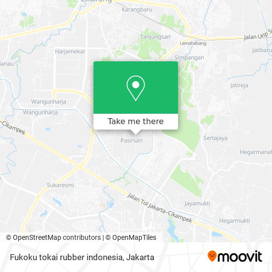Fukoku tokai rubber indonesia map